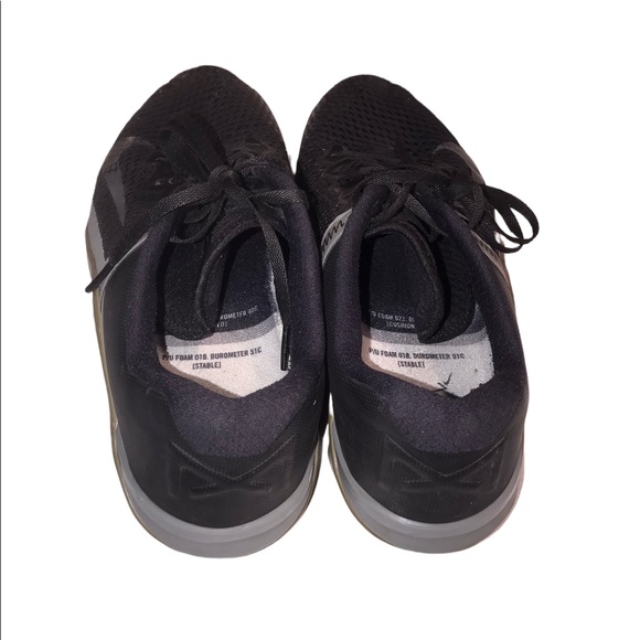 MENS NIKE METCON 6 BLACK SILVER GUM TRAINING SNEAKERS SHOES 13 - Picture 6 of 11